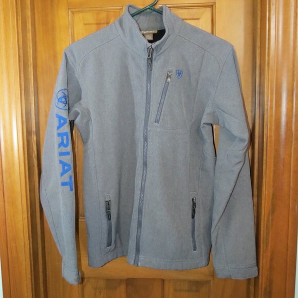 Ariat Softshell Jacket Charcoal Wind & Water Protection Boys Youth XL (14-16) - Picture 1 of 10